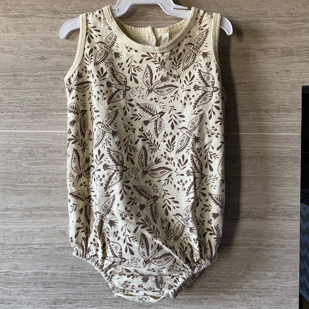 12-18m Rylee + Cru Girls Bubble Onesie